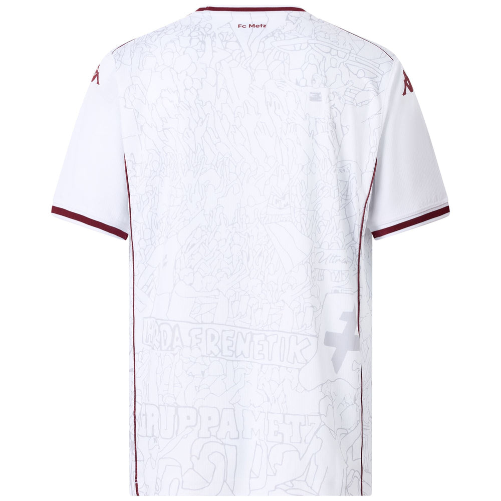 KOMBAT 2026 AWAY FC METZ White-red Granata-sponsor | Kappa online