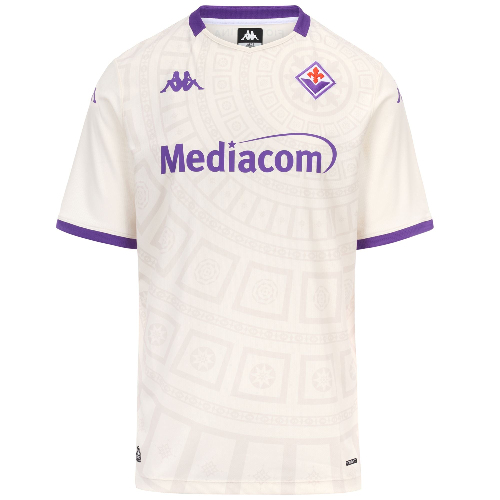 KOMBAT 2026 AWAY FIORENTINA White Whisper-violet Tillandsia | Kappa on sale