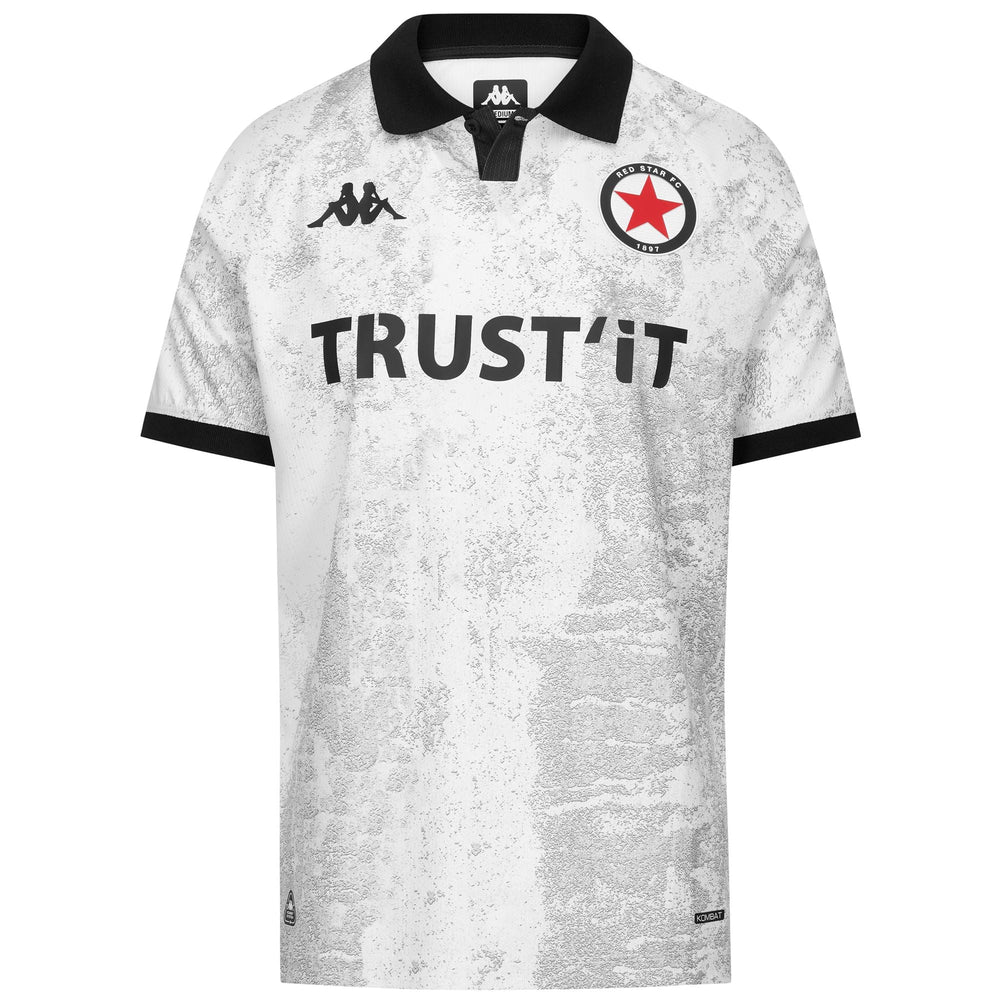 KOMBAT 2026 AWAY RED STAR White-black-sponsor | Kappa near me