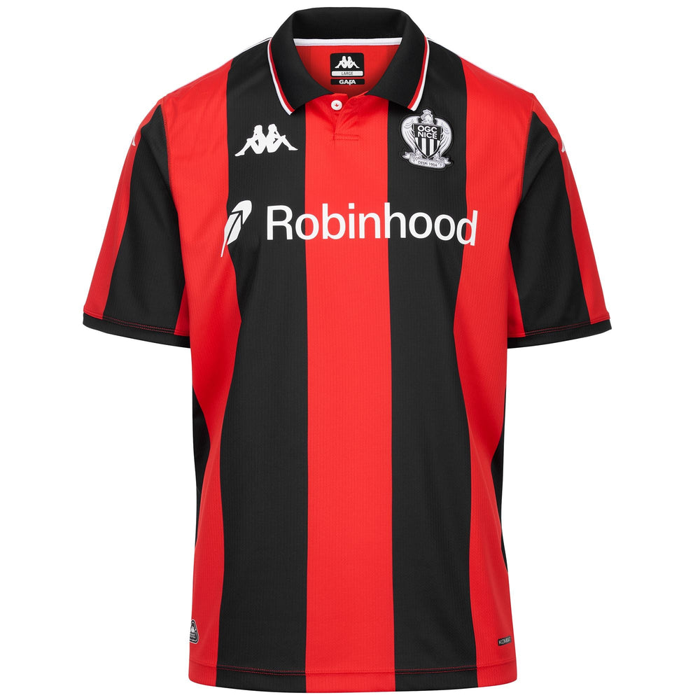 KOMBAT 2026 HOME OGC NICE Red-black-sponsor | Kappa sale