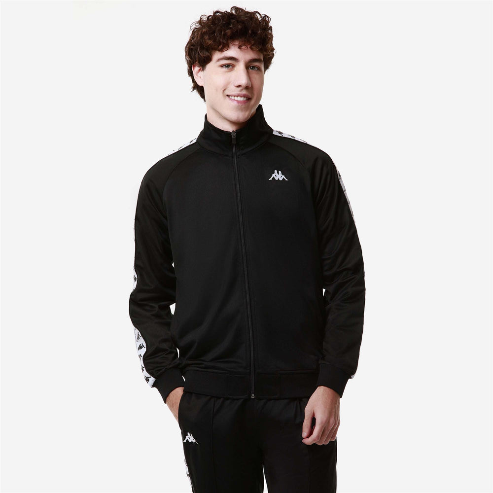 222 BANDA ANNISTON SLIM Black - White | Kappa on sale