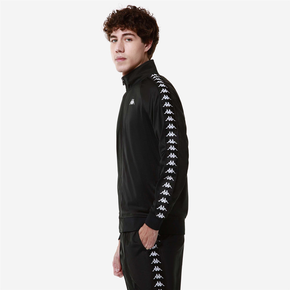 222 BANDA ANNISTON SLIM Black - White | Kappa online