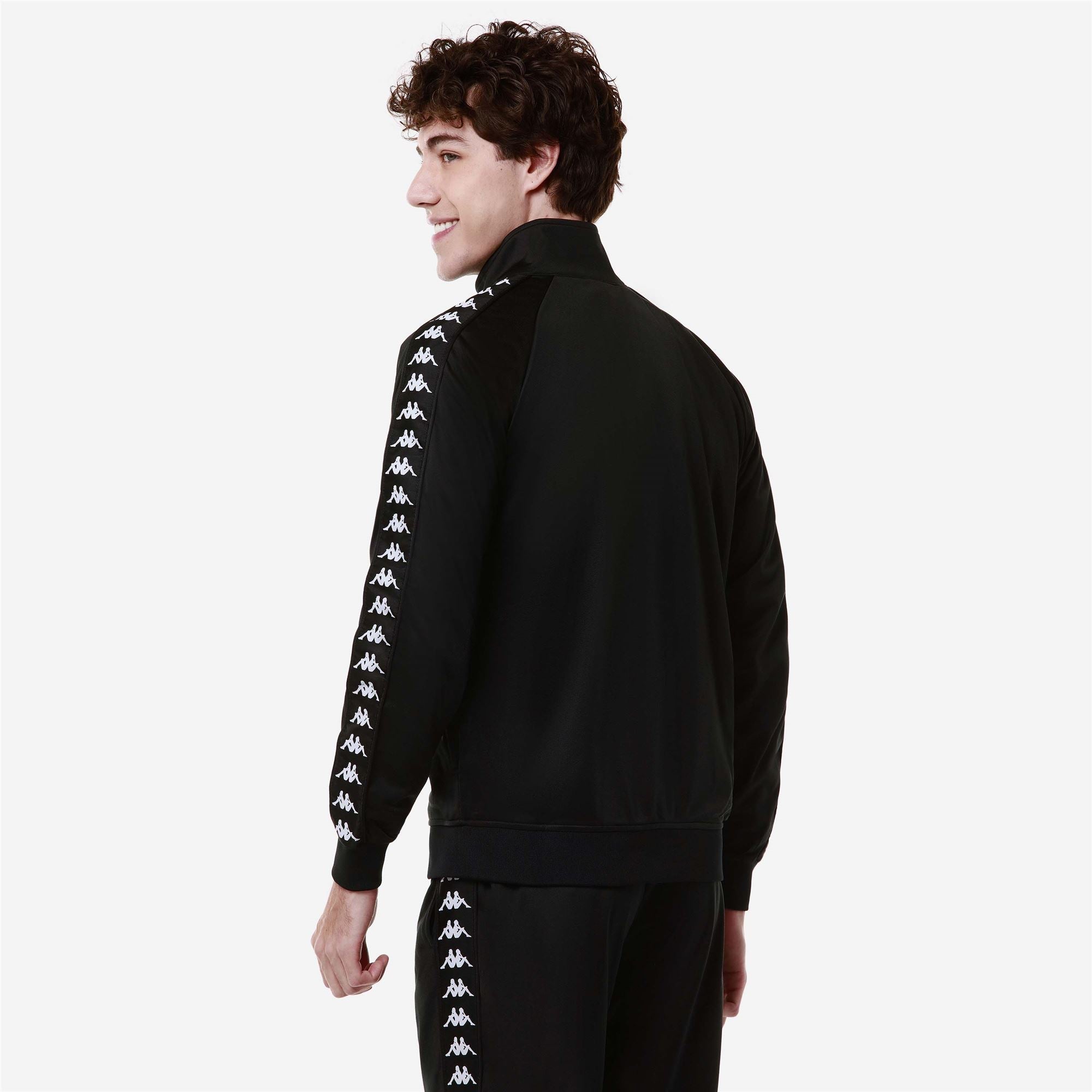 222 BANDA ANNISTON SLIM Black - White | Kappa online
