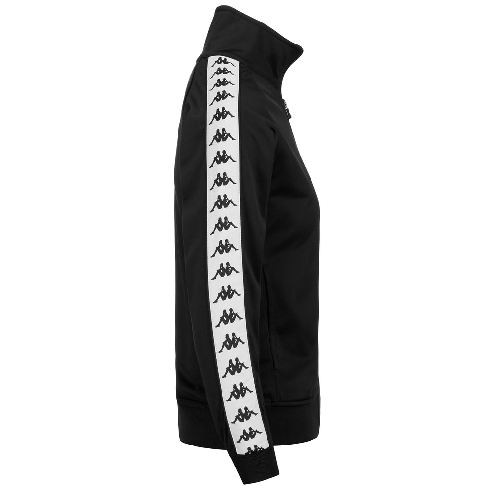 222 BANDA WANNISTON SLIM Black-white-black | Kappa near me