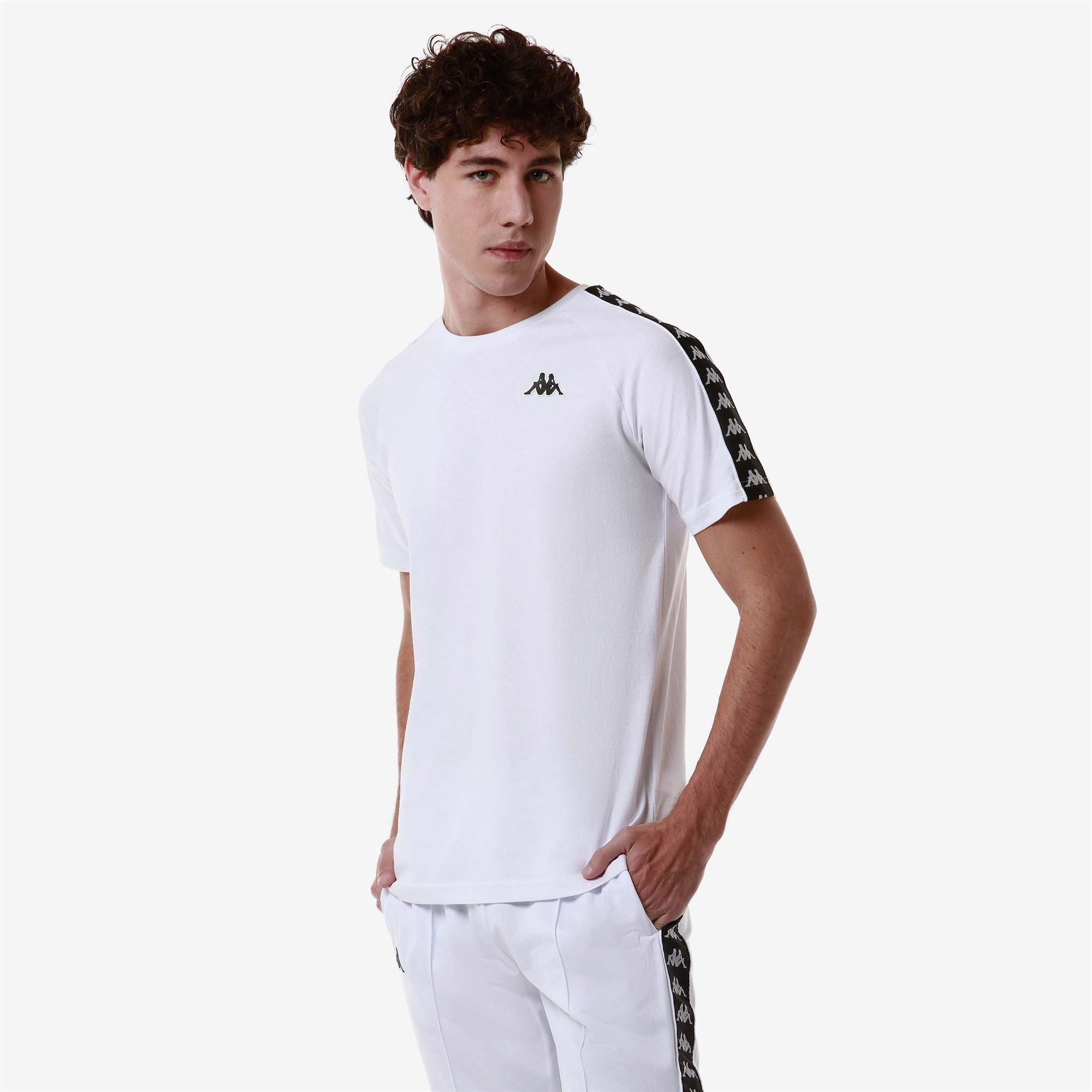 222 BANDA COEN SLIM White-black | Kappa online