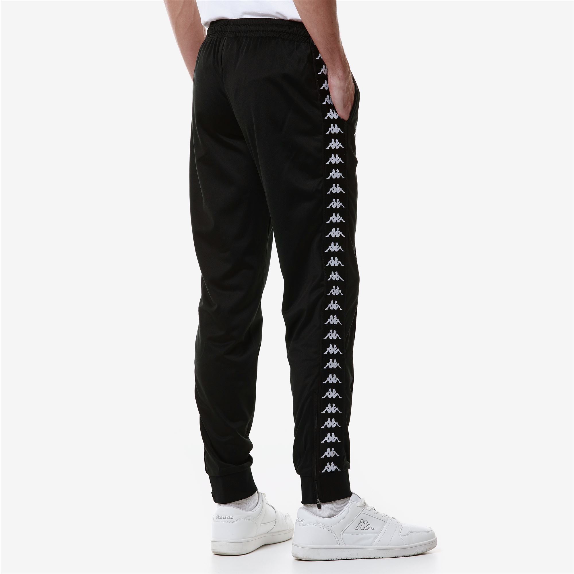 222 BANDA RASTORIA SLIM Black - White | Kappa online