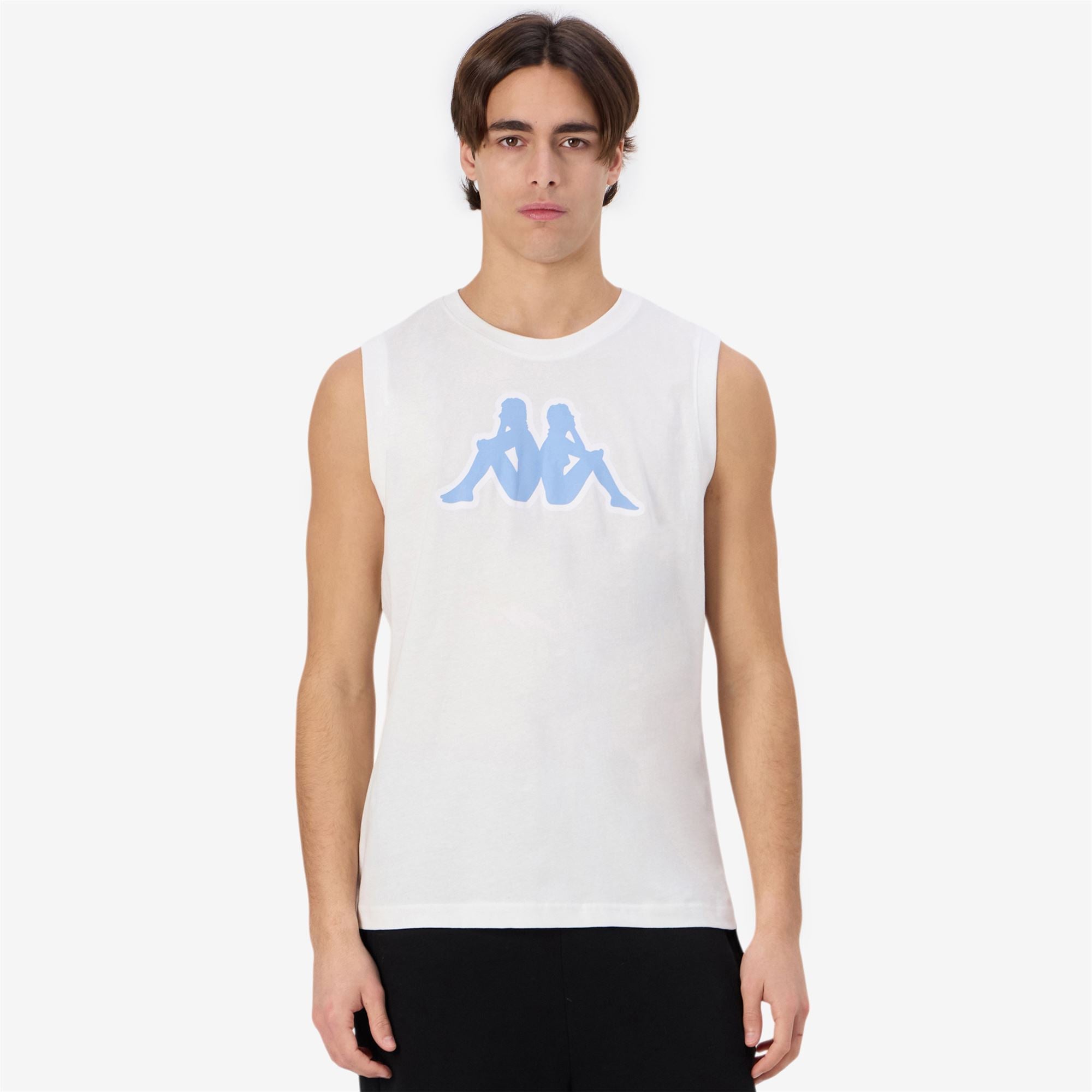 LOGO DWAL White - Blue Dusk - White | Kappa US