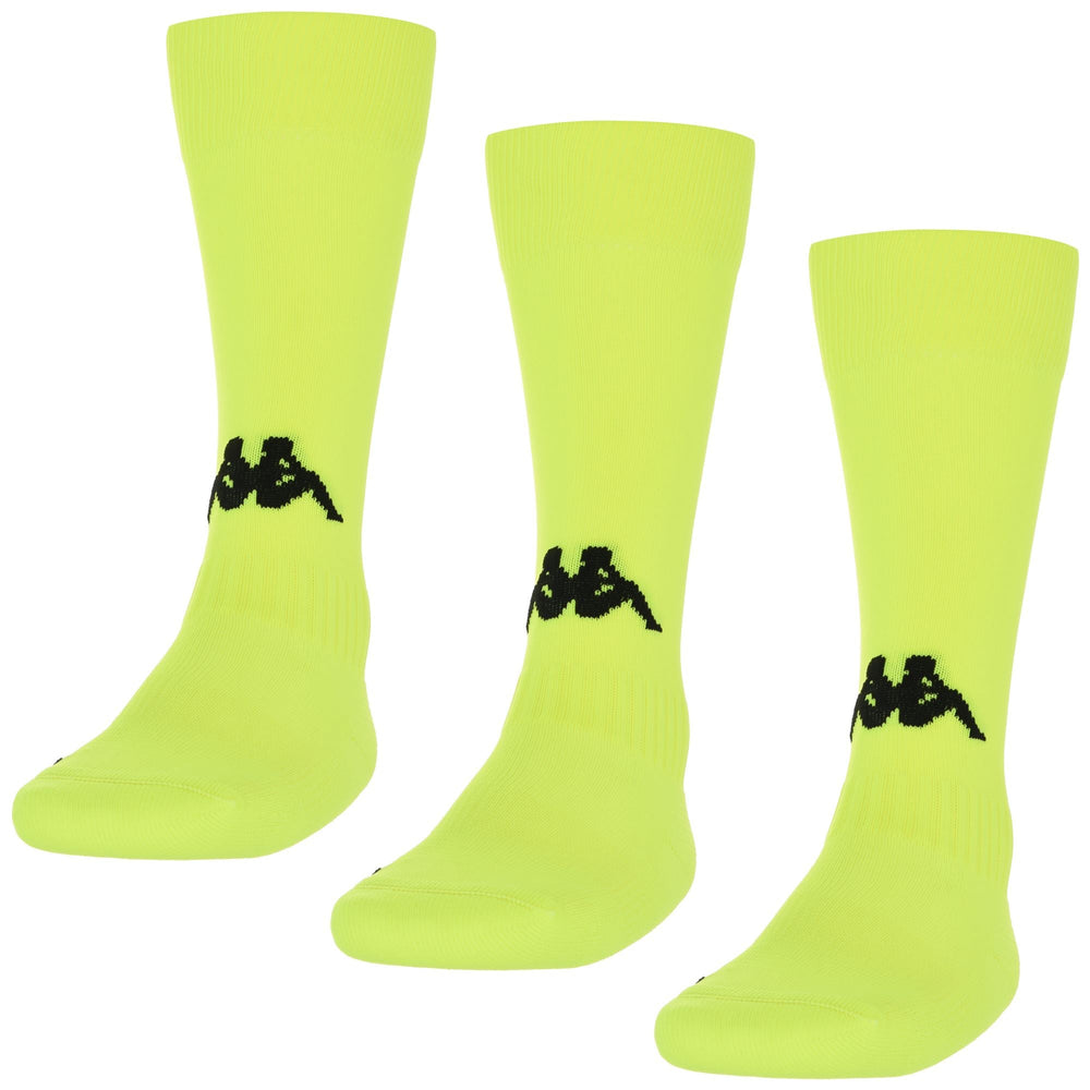 KAPPA4FOOTBALL PENAO 3PACK Yellow Fluo-black | Kappa US