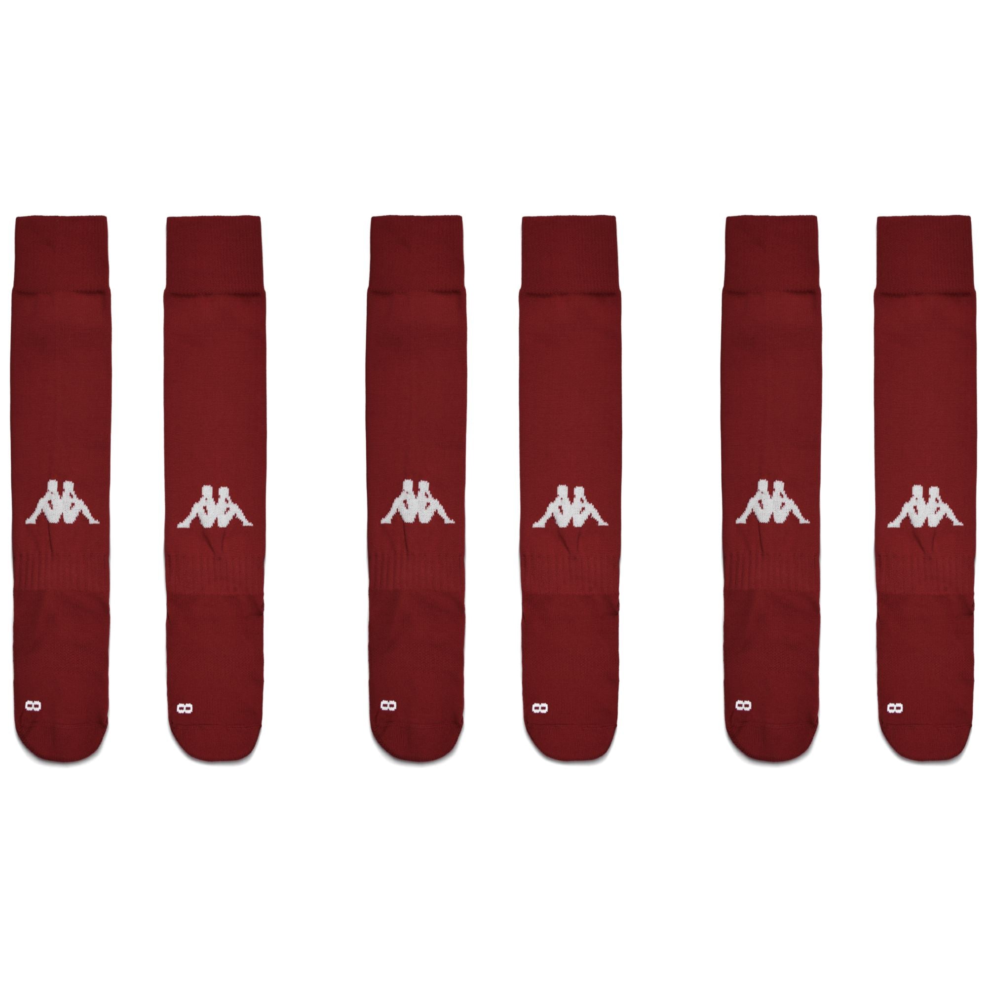 KAPPA4FOOTBALL PENAO 3PACK Red Granata | Kappa on sale