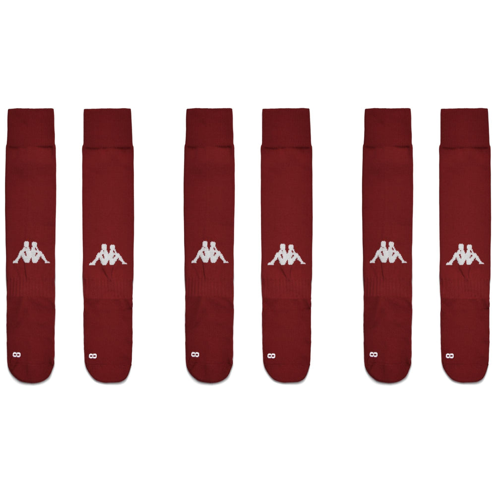 KAPPA4FOOTBALL PENAO 3PACK Red Granata | Kappa on sale