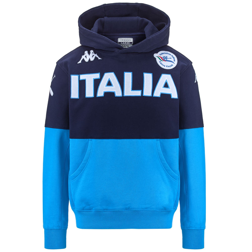 EROI HOOD ITALIA FICK Blue Marine-azure | Kappa US