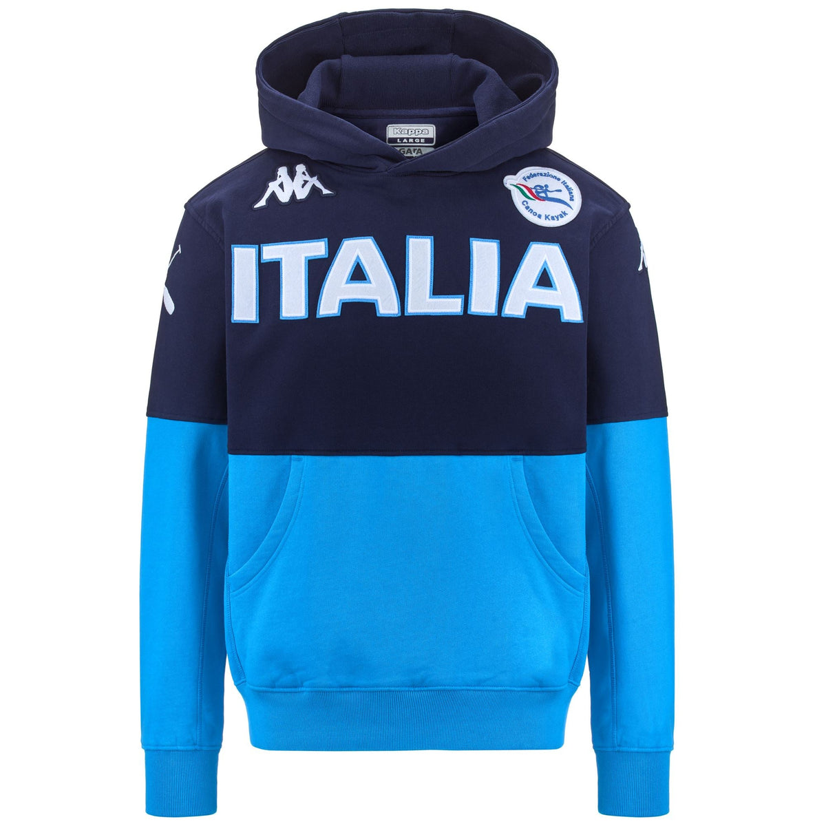 EROI HOOD ITALIA FICK Blue Marine-azure | Kappa US