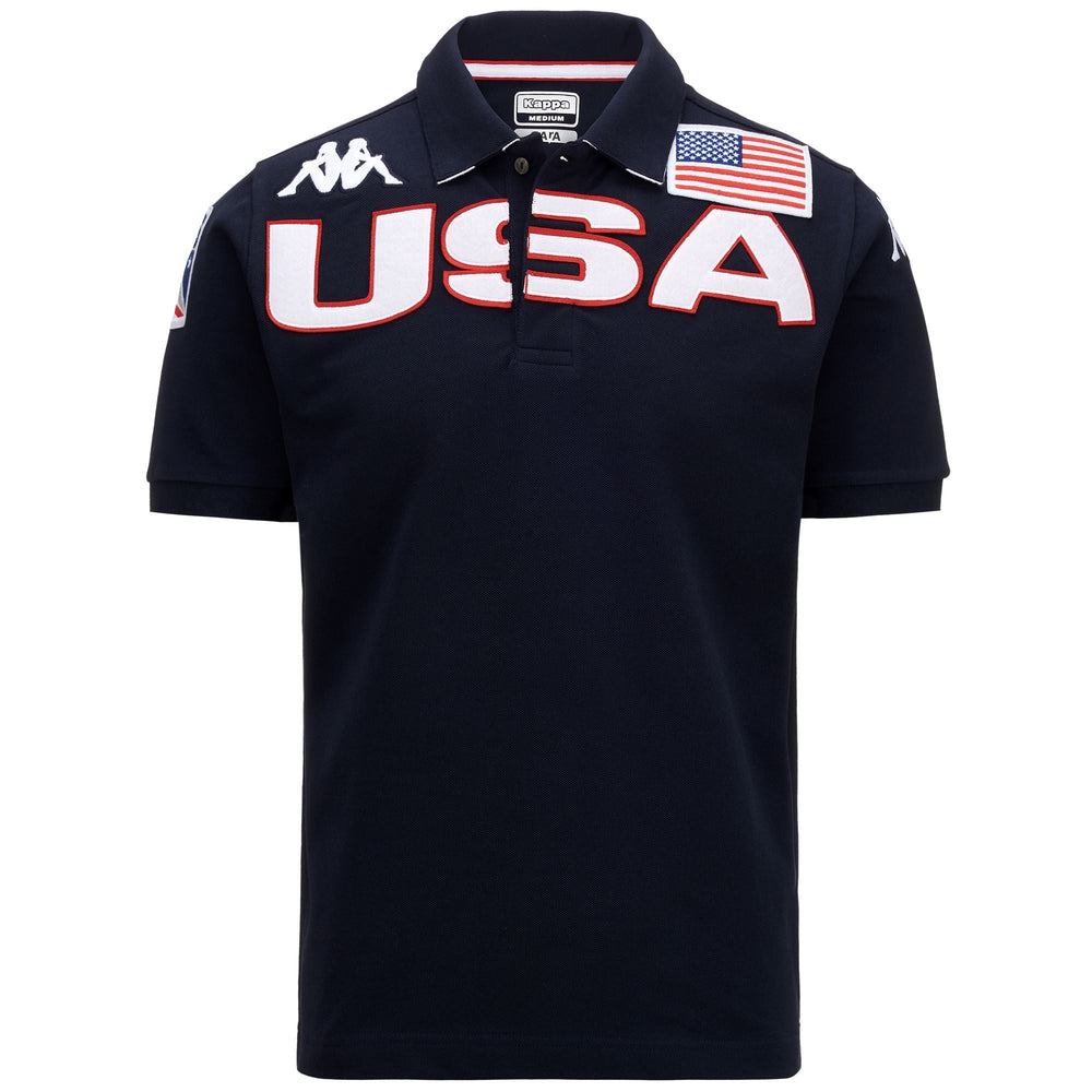 EROI POLO USA US Blue Dk Navy | Kappa discount