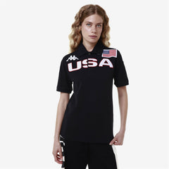 EROI POLO USA US Blue Dk Navy | Kappa discount