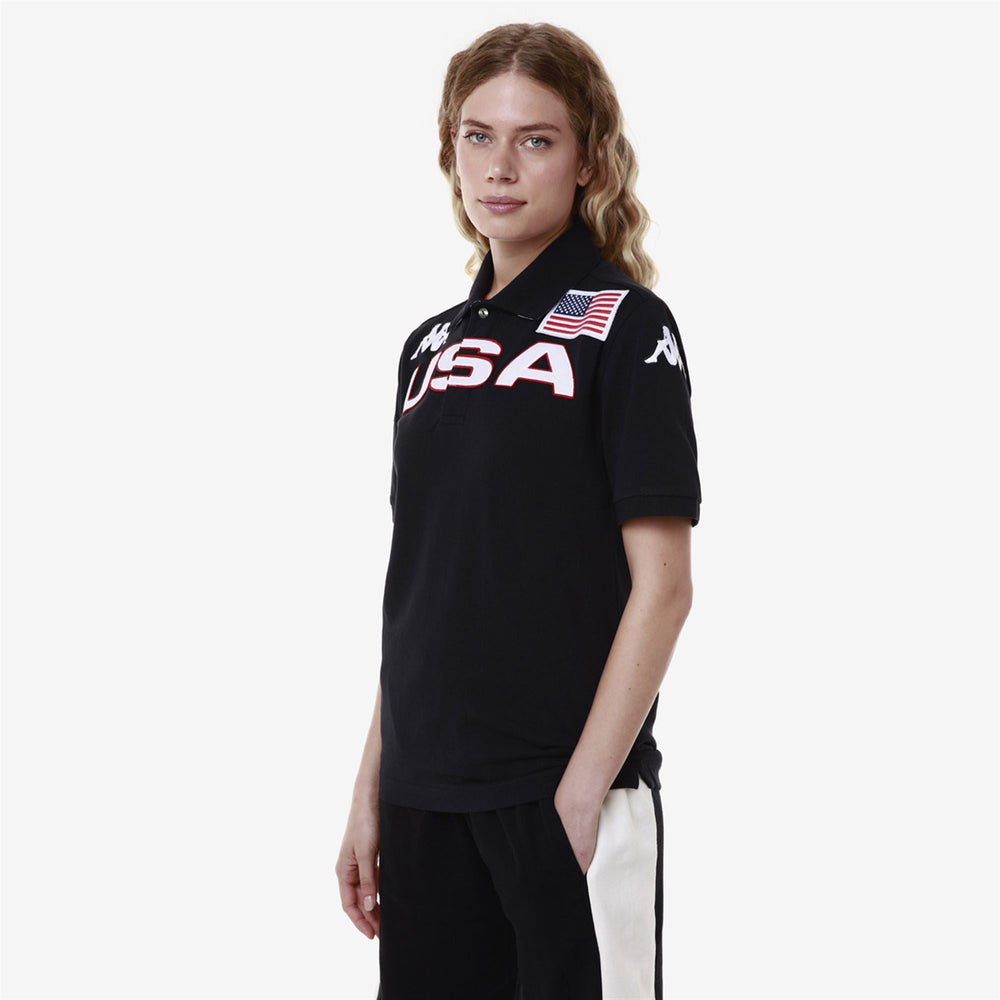EROI POLO USA US Blue Dk Navy | Kappa discount