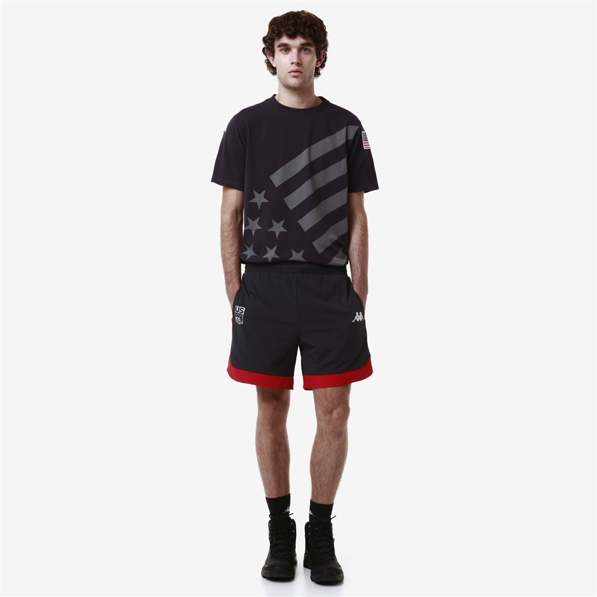 AYBA2 FLAG US Grey Iron Dk | Kappa US