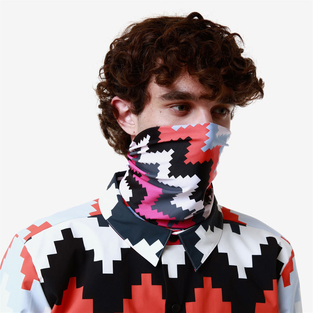 6CENTO ALEC G1 Black-white Milk-orange Smutty-fuchsia Purple-grey Asphalt-azure Water Graphic | Kappa sale