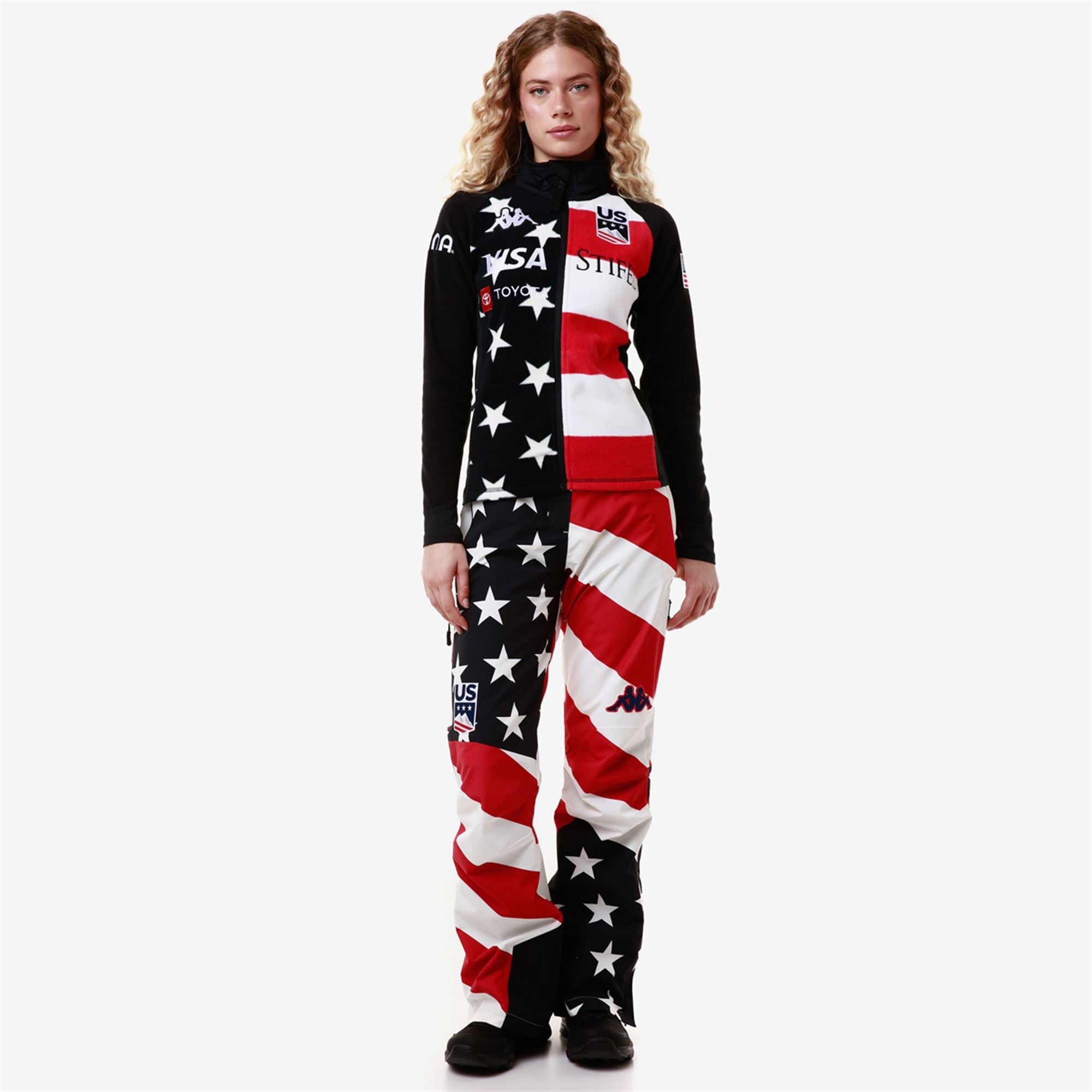 6CENTO 688G US Blue Dk Navy-white Milk-red-blue Dk | Kappa on sale