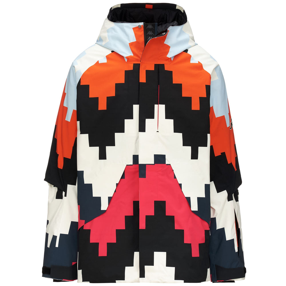 6CENTO 640SG Black-white Milk-orange Smutty-fuchsia Purple-grey Asphalt-azure Water Graphic | Kappa on sale
