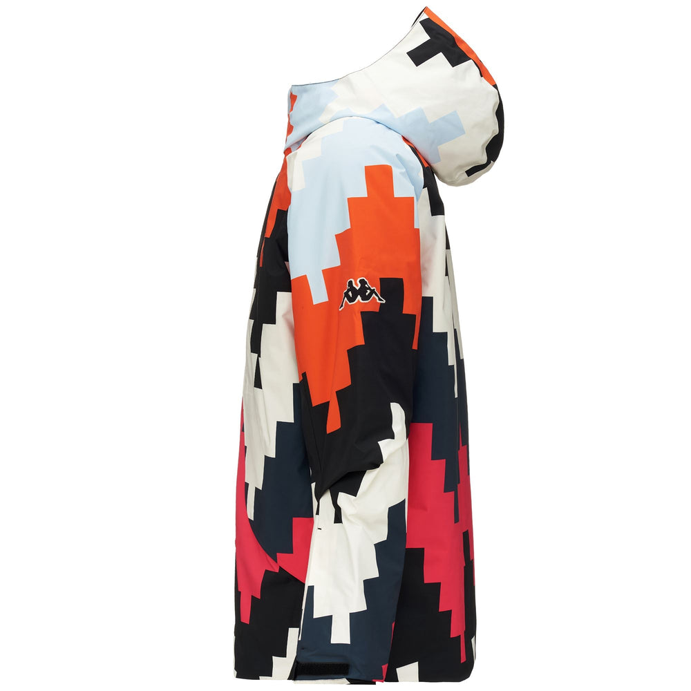 6CENTO 640SG Black-white Milk-orange Smutty-fuchsia Purple-grey Asphalt-azure Water Graphic | Kappa on sale