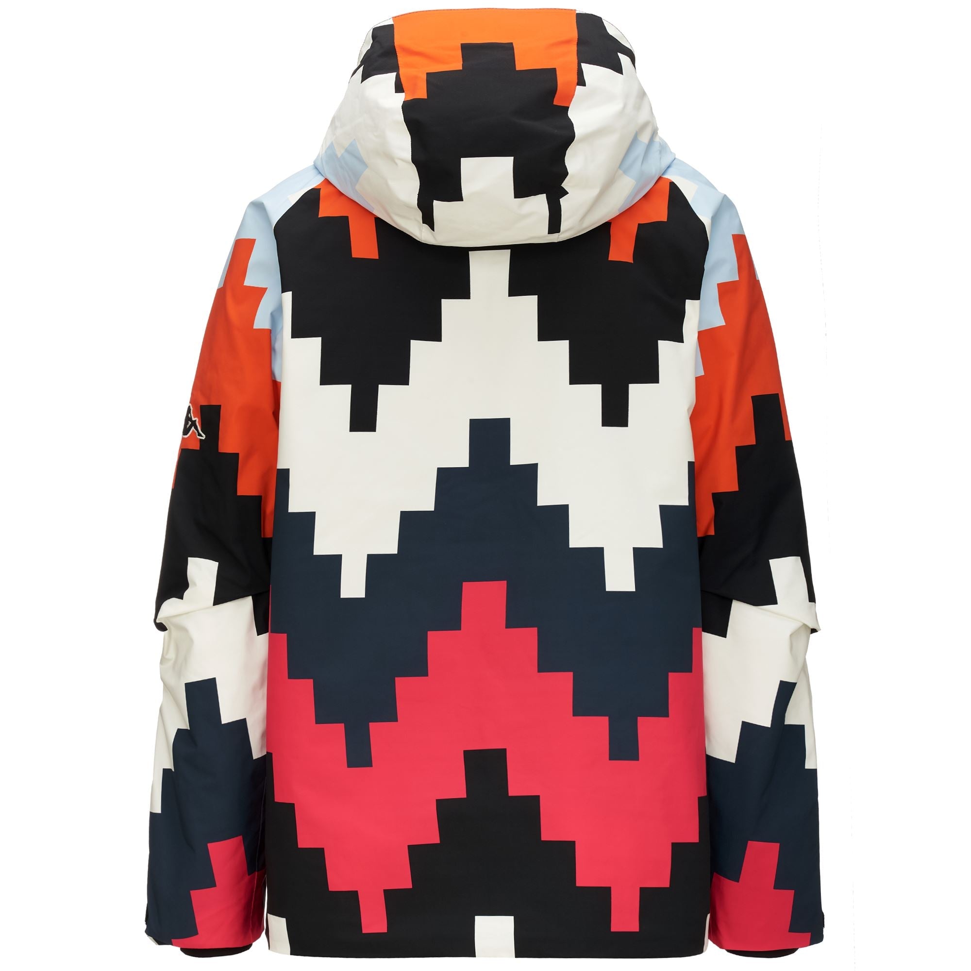 6CENTO 640SG Black-white Milk-orange Smutty-fuchsia Purple-grey Asphalt-azure Water Graphic | Kappa on sale