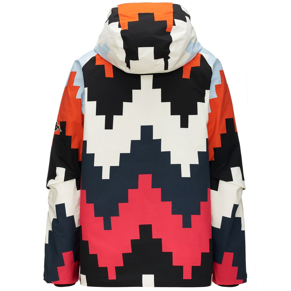 6CENTO 640SG Black-white Milk-orange Smutty-fuchsia Purple-grey Asphalt-azure Water Graphic | Kappa on sale