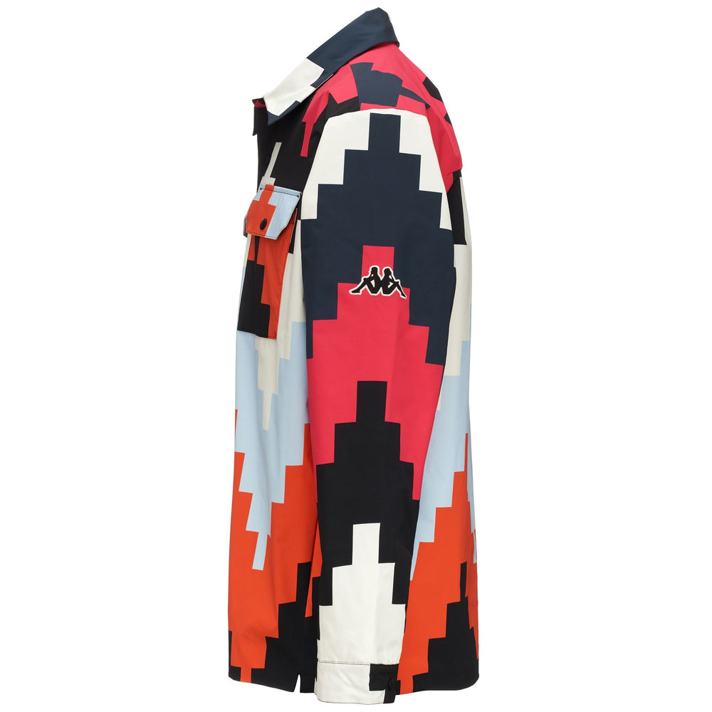 6CENTO 657G Black-white Milk-orange Smutty-fuchsia Purple-grey Asphalt-azure Water Graphic | Kappa online