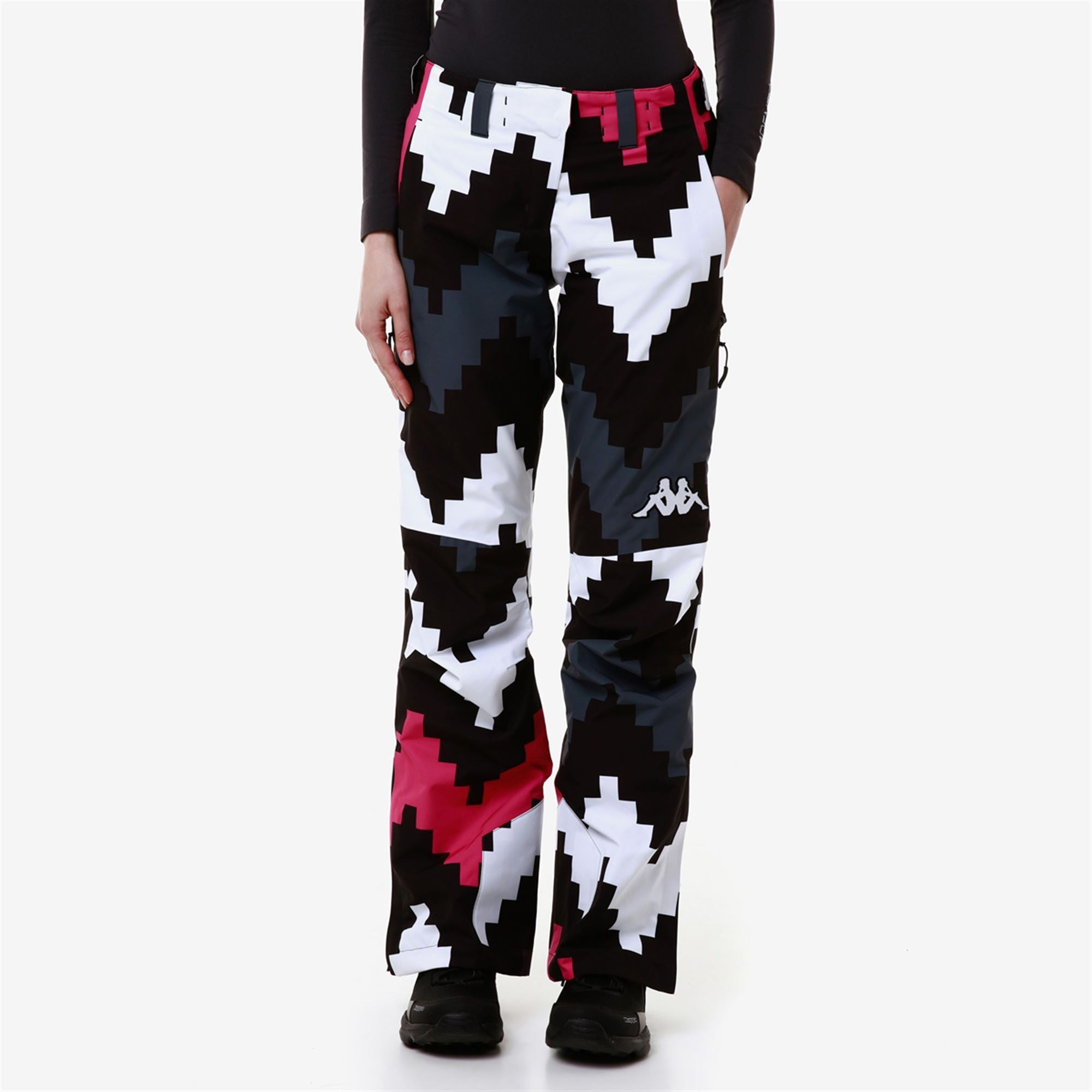 6CENTO 665PG Black-fuchsia Purple-white Milk-grey Asphalt Graphic | Kappa on sale