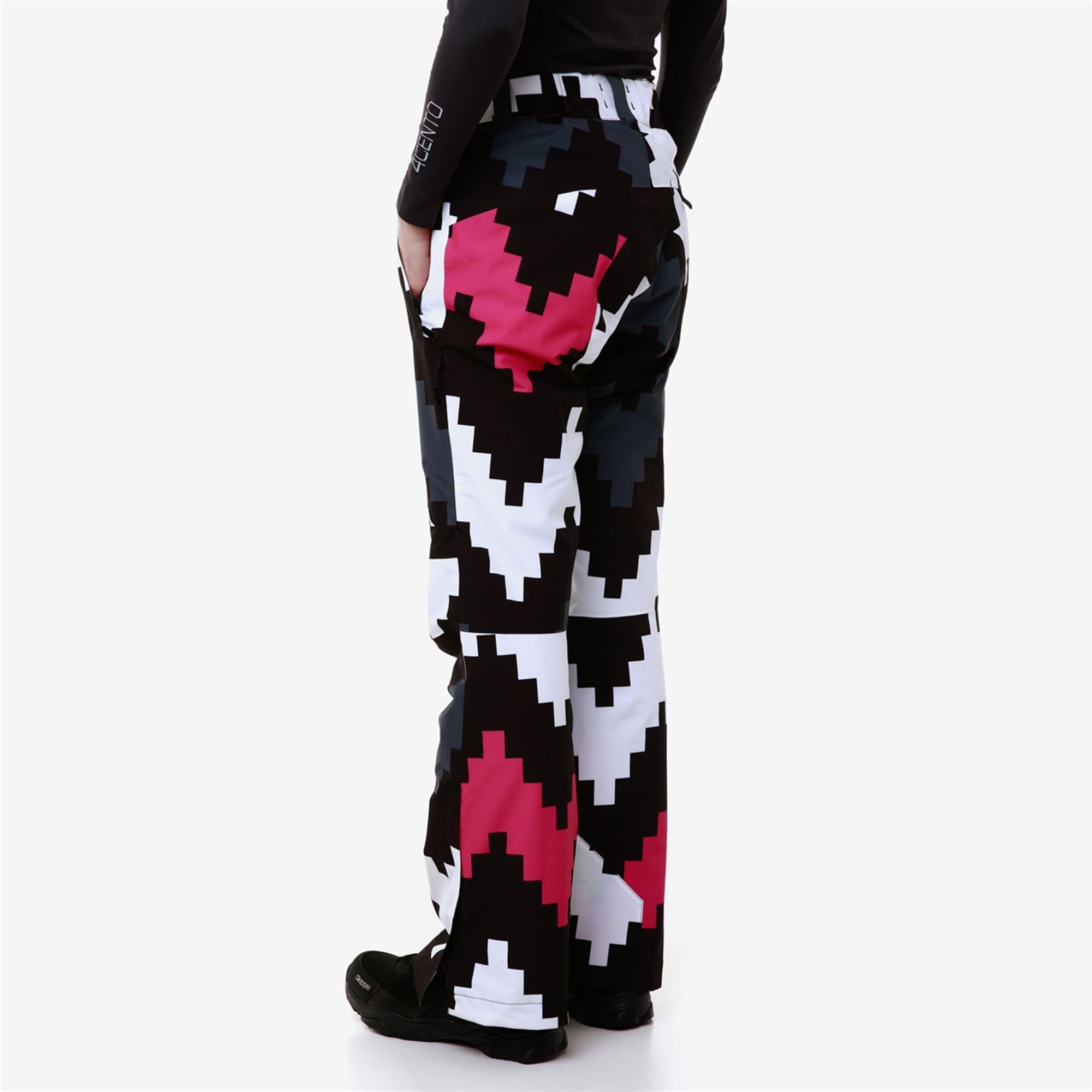 6CENTO 665PG Black-fuchsia Purple-white Milk-grey Asphalt Graphic | Kappa on sale