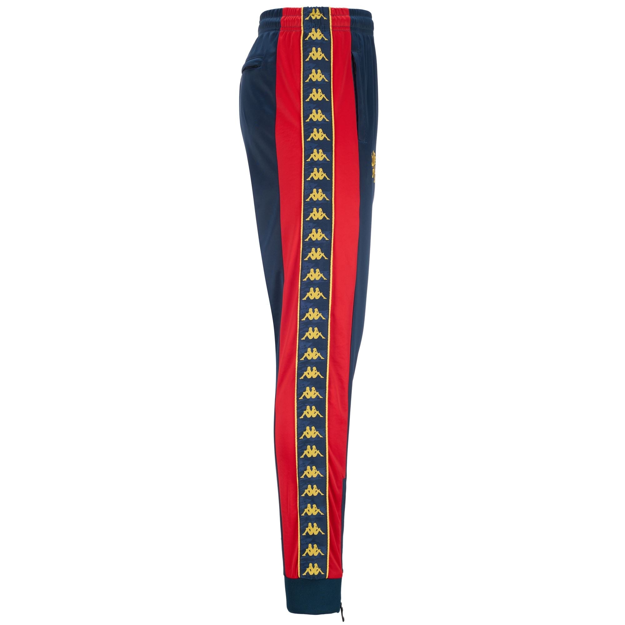 222 BANDA RASTORIAM SLIM GENOA Blue Dk-red-yellow Gold | Kappa US