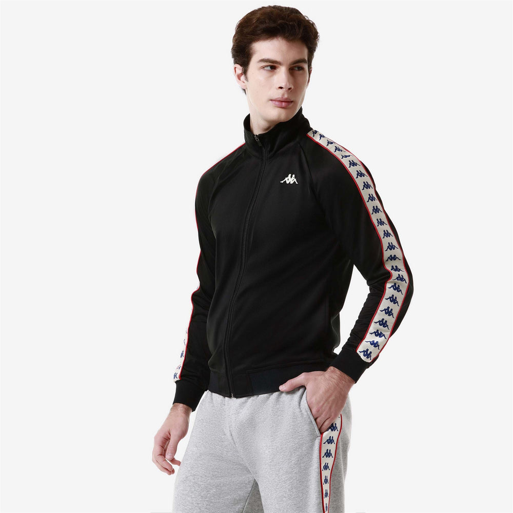 222 BANDA ANNISTON SLIM Black-white Antique-red | Kappa on sale
