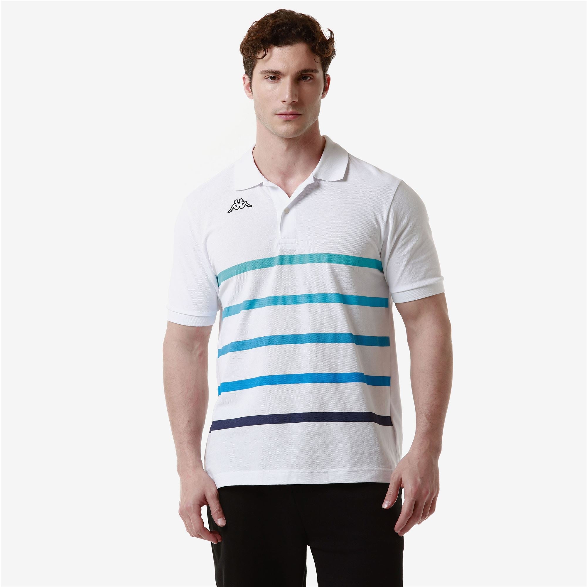 LOGO FEYSTRIPE White - Turquoise Atoll - Turquoise - Blue Malibu - Blue Aster - Blue Intense | Kappa online