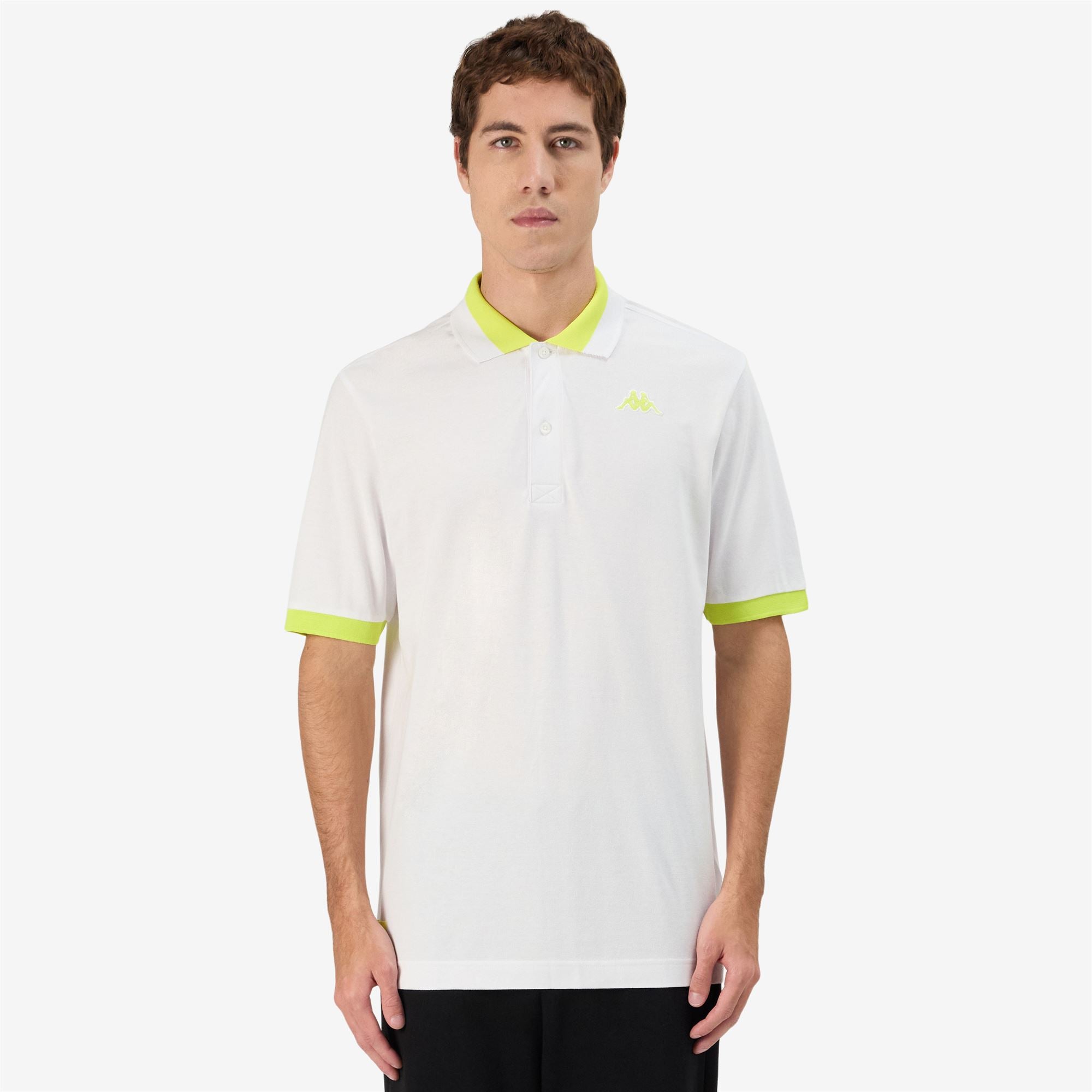 LOGO NEON White - Neon Yellow | Kappa online