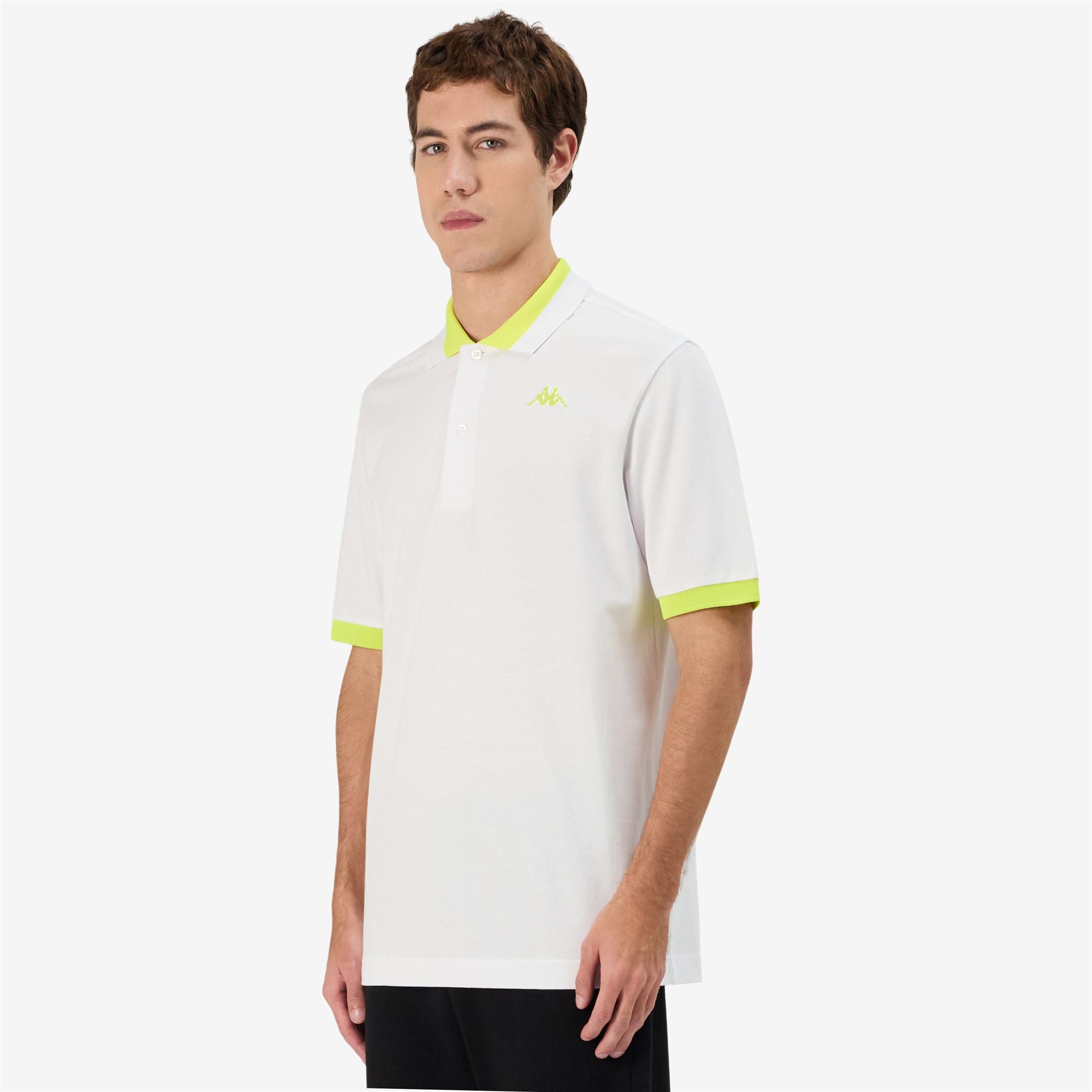 LOGO NEON White - Neon Yellow | Kappa online