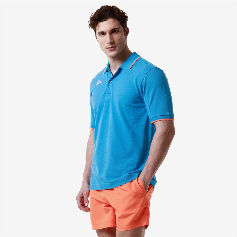 LOGO FLU Blue Malibu - Neon Orange | Kappa sale