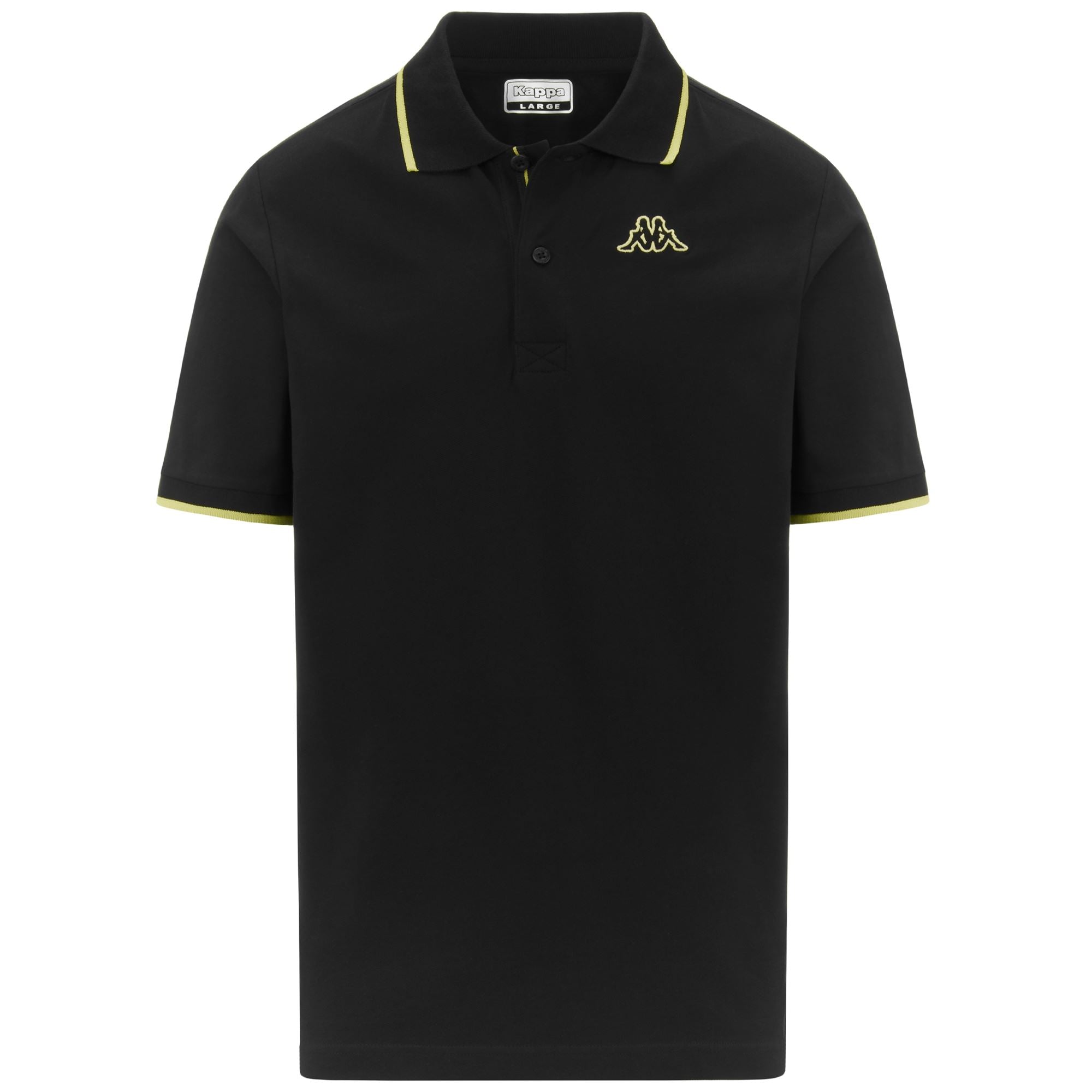 LOGO FLU Black - Neon Yellow | Kappa US