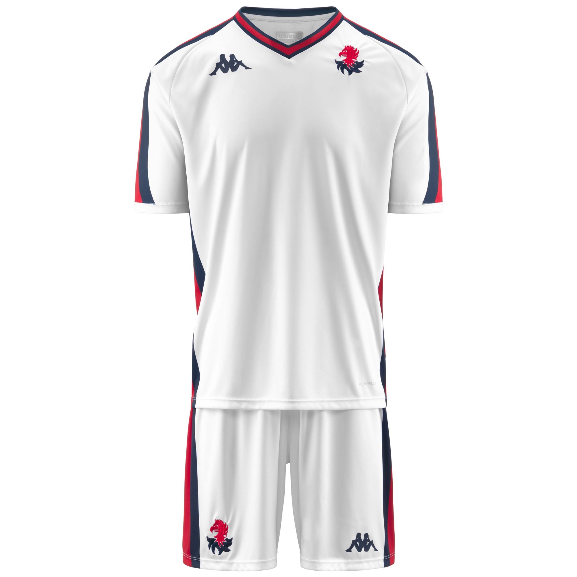 KOMBAT KIT 2025 GENOA White-red-blue Dk | Kappa discount