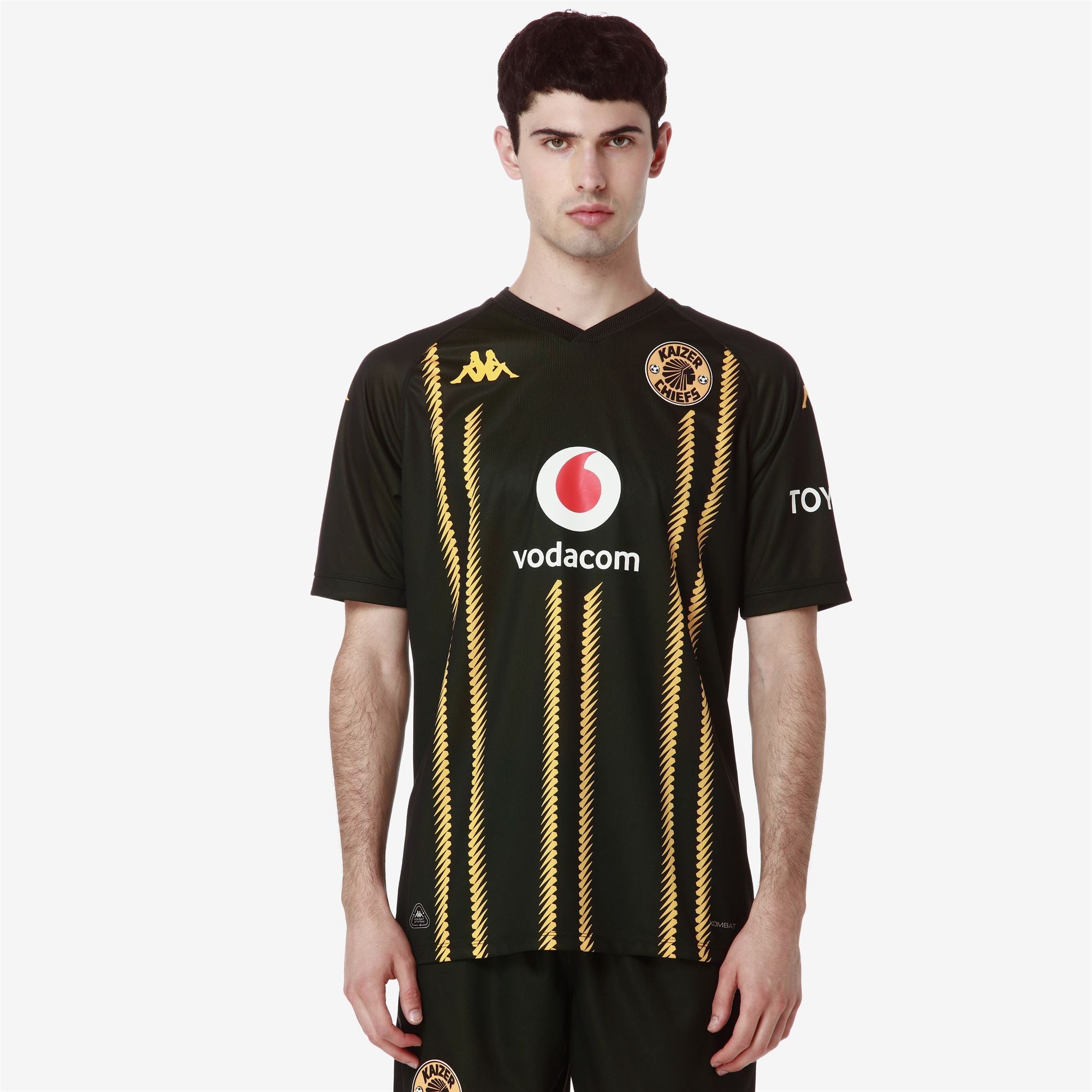 KOMBAT 2025 AM Black-yellow-sponsor | Kappa US