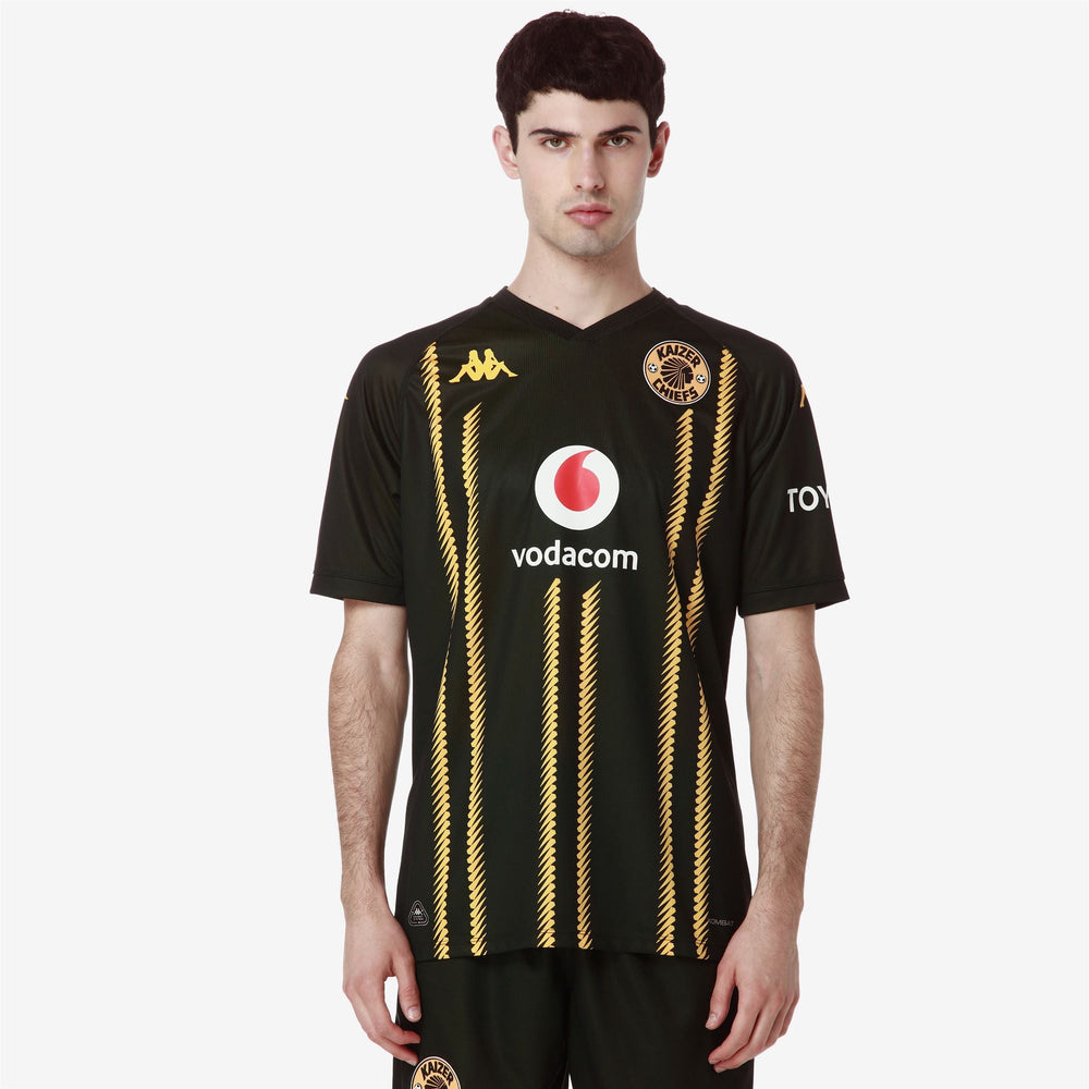 KOMBAT 2025 AM Black-yellow-sponsor | Kappa US