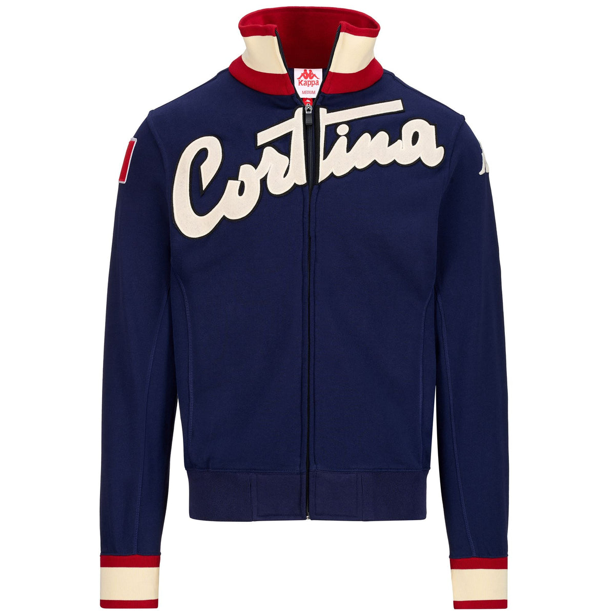 EROI JKT CORTINA Blue Marine - Beige Parchent - Red Chily Pepper | Kappa near me
